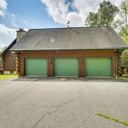Luxury Log Cabin With Ev Charger And Mtn Views! Blairstown Экстерьер фото